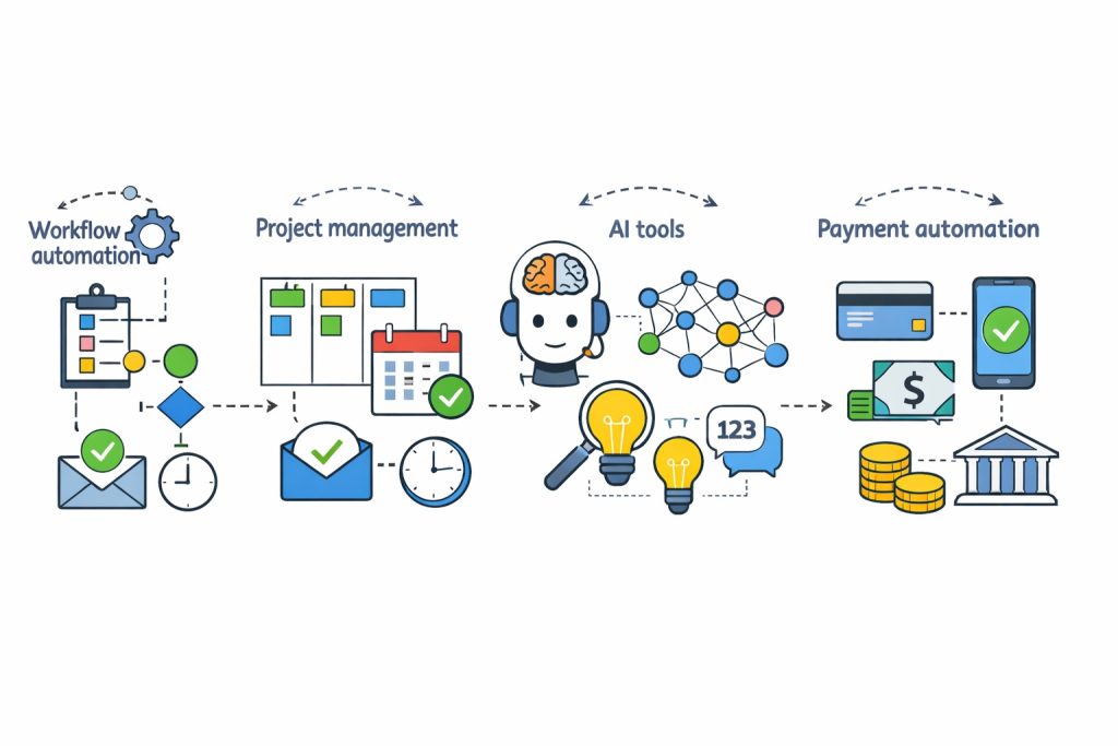 different types of automation tools freelancers use for business workflows
